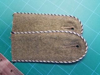 Ww2 German Rad Labor Corp Shoulder Boards Straps Pair Insignia Patch Tunic 4