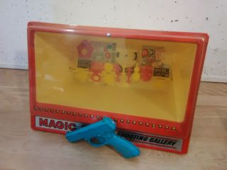 Marx Magic Shot Shooting Gallery 1973 - Gun Incl Owner