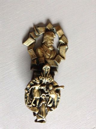 Brass Door Knocker Charles Dickens