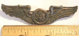Sterling Silver Wings,  Wwii,  Beverly Craft Of Beverly Hills,  3 " Wings