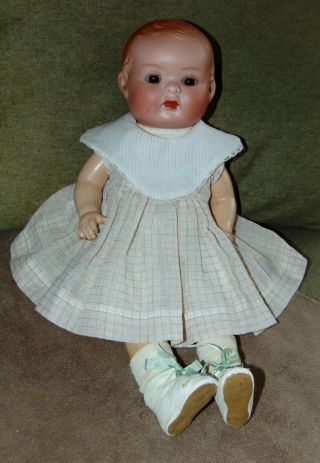 RARE ANTIQUE BISQUE Doll HERTEL SCHWAB Germany SKIPPY Patsy Family 5