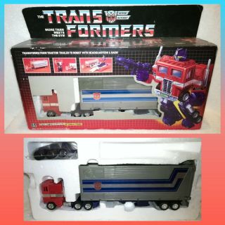 Transformers Optimus Prime G1 Takara Autobot 1984 Box Styrofoam Vintage Rare