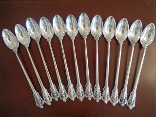 12 WALLACE GRANDE BAROQUE STERLING SILVER 7 5/8 