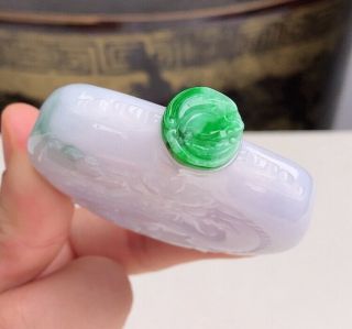100 natural jade A goods hand - carved snuff bottle 532 2