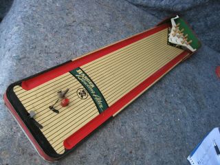 Vintage Ranger Bowling Alley Tin Toy Parts