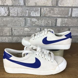 Vintage 80s Nike Og All Courts Womens Size 8 Vtg Low Top Casual Shoe Blue Rare