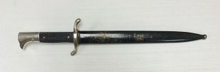 Wwii German Fire Police Bayonet By Eickhorn Salesman Marked Ziegler