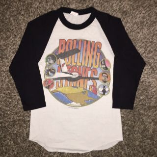 Rolling Stones Vintage 1981 Concert Tour Shirt Size Small Usa Rare Tattoo You