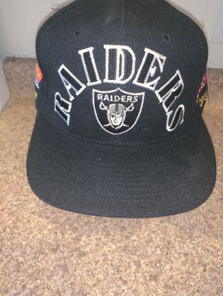 Vintage Nwt Awesome Oakland La Raiders Rare Annco Snapback 90s La Los Angeles