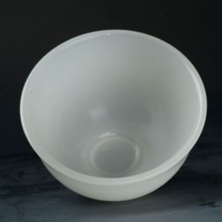 Hand - carved Natural White Jade Bowl gd6566 4