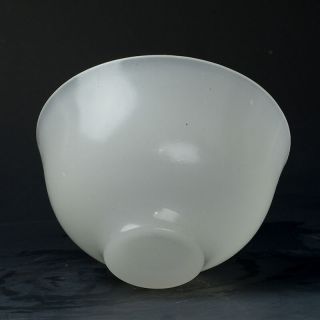 Hand - carved Natural White Jade Bowl gd6566 5