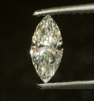 GIA certified.  37ct SI2 D loose marquise cut diamond vintage estate antique 3