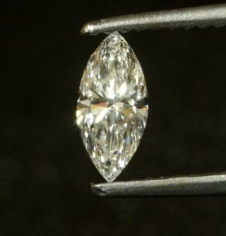 GIA certified.  37ct SI2 D loose marquise cut diamond vintage estate antique 4
