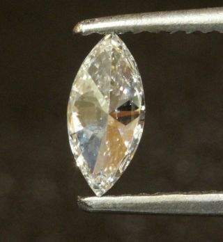 GIA certified.  37ct SI2 D loose marquise cut diamond vintage estate antique 6