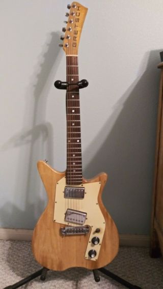 Vintage Gretsch Tk - 300 7625 Blonde Hard Body Electric Guitar In Great Shape