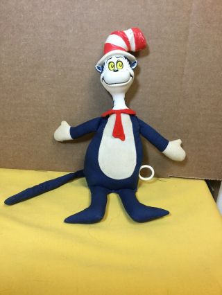 Vtg Dr.  Seuss The Cat In The Hat Talking Doll 1970 Mattel