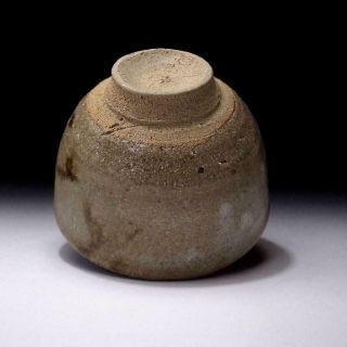 XN6: Vintage Japanese Pottery Tea Bowl,  Karatsu Ware with Signed wooden box 7