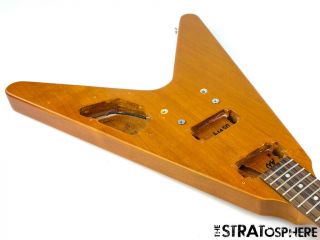 2019 Gibson USA Flying V BODY,  NECK Guitar American Slim Taper Antique Natural 2