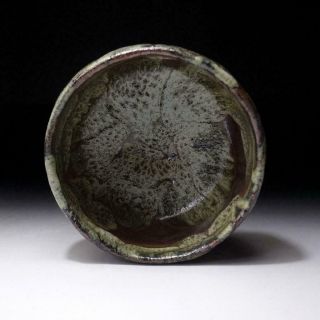 XH7: Vintage Japanese pottery tea bowl of Seto Ware,  WABI SABI taste 6