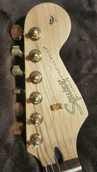 Fender Squier ProTone Stratocaster Korea CrimsonRed Rosewood Gold 90s Vintage NM 5