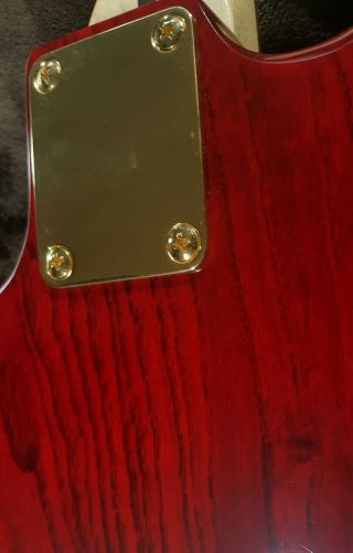 Fender Squier ProTone Stratocaster Korea CrimsonRed Rosewood Gold 90s Vintage NM 6