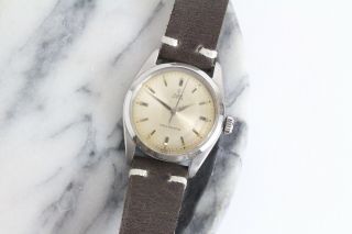 Tudor Rolex Oyster Stainless Steel Silver Dial Gents Vintage Wrist Watch