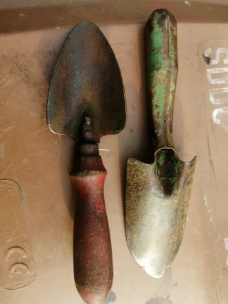 Antique Children ' s Garden Trowels 1950 ' s 3