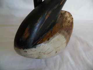 Chris Boone Canadian Goose Wood Sculpture Decoy Signed Vintage Hand Carved 12