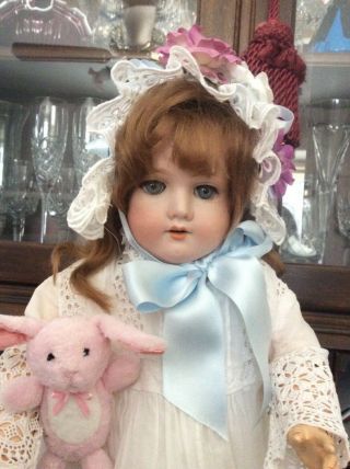 Gorgeous Antique German Bisque Head Doll