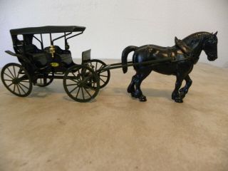 Collectable Horse And Buggy Cast Iron Mfg Ds0621.