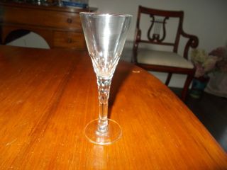 Early Georgian Wine - - Faceted Stem & Bowl