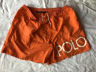 Polo Ralph Lauren Vintage Shorts Trunks Xl 1992 Stadium Uni Snow Beach Sport