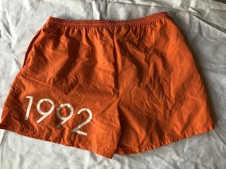 POLO RALPH LAUREN VINTAGE SHORTS TRUNKS XL 1992 stadium uni snow beach sport 2