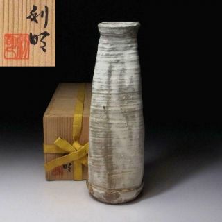 Xq5: Vintage Japanese Pottery Vase,  Banko Ware By Famous Potter,  Toshiaki Ito