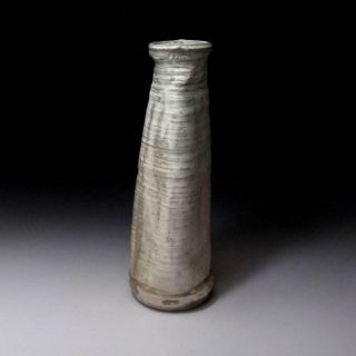 XQ5: Vintage Japanese Pottery Vase,  Banko ware by Famous potter,  Toshiaki Ito 5