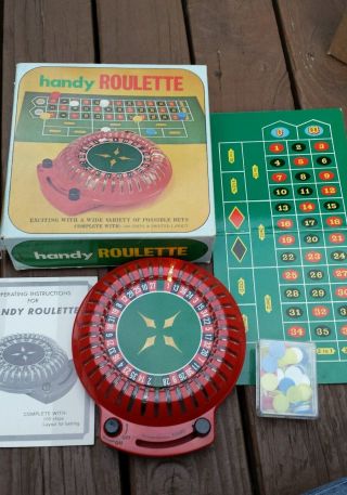 Vintage Toy Handy Roulette Wheel