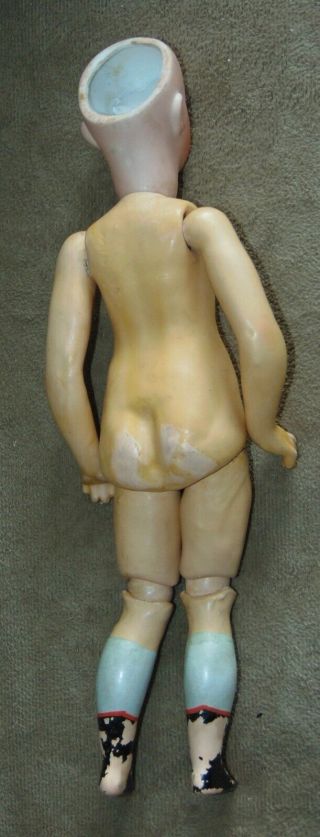 VERY RARE ANTIQUE Character Doll GEBRUDER HEUBACH Lady Body RED CROSS NURSE 7935 9