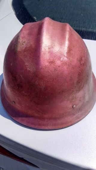 Bullard Aluminum Metal Hard Hat Vintage