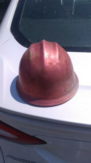 Bullard Aluminum Metal Hard Hat Vintage 4