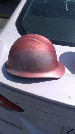 Bullard Aluminum Metal Hard Hat Vintage 7