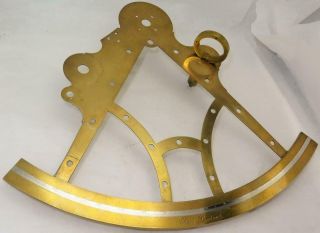 Early 19th Century Ross London Bronze Sextant - Platinum & Gold - 3