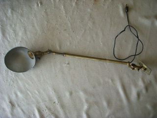 Vintage Industrial Oc White Telescopic Wall Mount Lamp Steampunk Machine Age