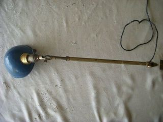 VINTAGE INDUSTRIAL OC WHITE TELESCOPIC WALL MOUNT LAMP STEAMPUNK MACHINE AGE 5