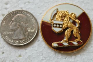 Us Army 28th Division Medical Battalion Di Dui Crest Clutch Back No Hallmark