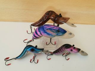 Christopher Nielsen Timber Fishing Lures.  Vintage Lure