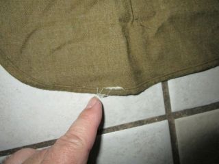 WWII US ARMY WOMEN ' S WAC WAAC MUSTARD WOOL ENLISTED SHIRT SIZE 13 X 29 4