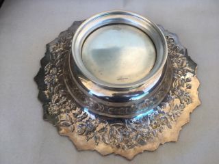 ANTIQUE S.  KIRK & SON STERLING SILVER REPOUSSE BOWL/CENTERPIECE 5