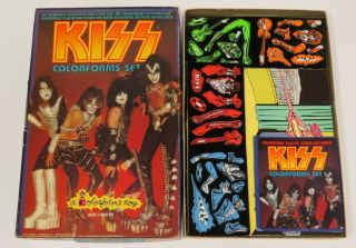 Kiss Vintage Colorforms Complete 1977 Aucoin