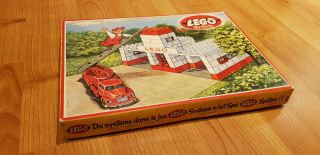 LEGO RARE VINTAGE OLD BOX FIRE STATION 308 50 ' S 60 ' S 1:87 50ER SYSTEM MURSTEN 2