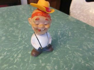 Vintage Plastic Wind - Up Toy - - Hobo,  Hillbilly Character - - (tm) Alps,  Made In Japan